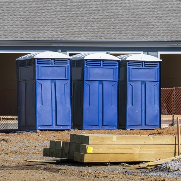 is there a specific order in which to place multiple portable restrooms in Warm River ID